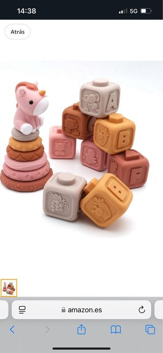 Juegos construcciones silicona piezas nuevo