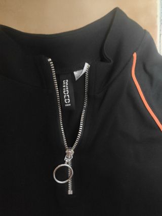 Vestidazo negro cremallera