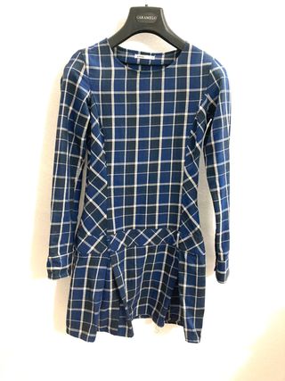 Vestido colegiala azul (talla S)