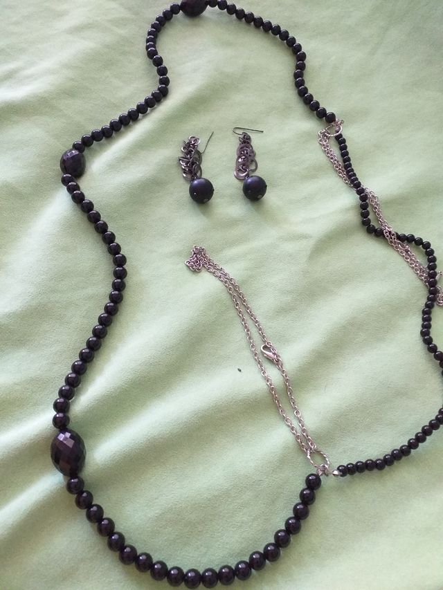 Collar y pendientes Adolfo Dominguez