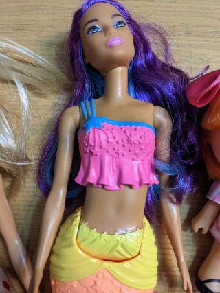 Pack Barbies + Barriguita + Vestidos