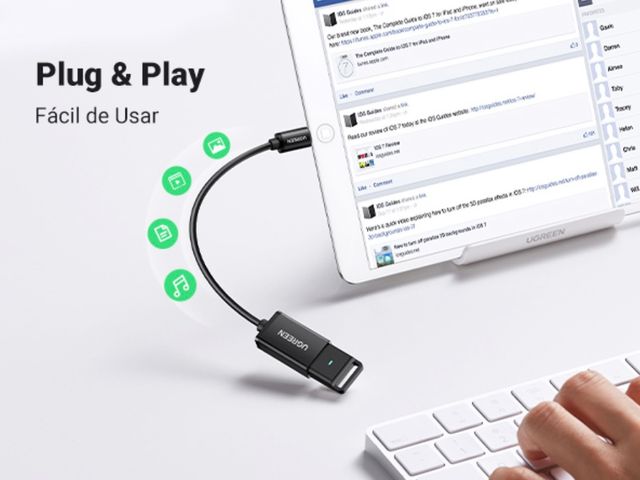 Adaptador Ugreen micro USD 2.0 OTG