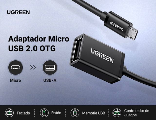 Adaptador Ugreen micro USD 2.0 OTG