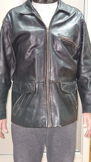Chaquetón cuero