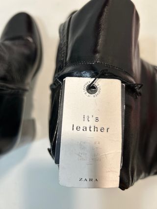 Botas altas Piel negras tacón sin estrenar
