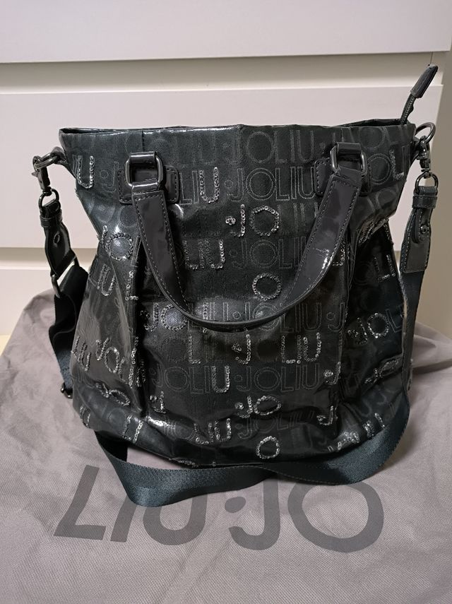 Bolso Liu Jo, gris oscuro de Charol