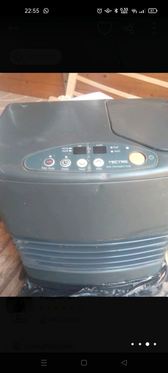 estufa queroseno electrónica