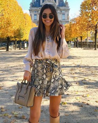 Falda pantalón animal print 