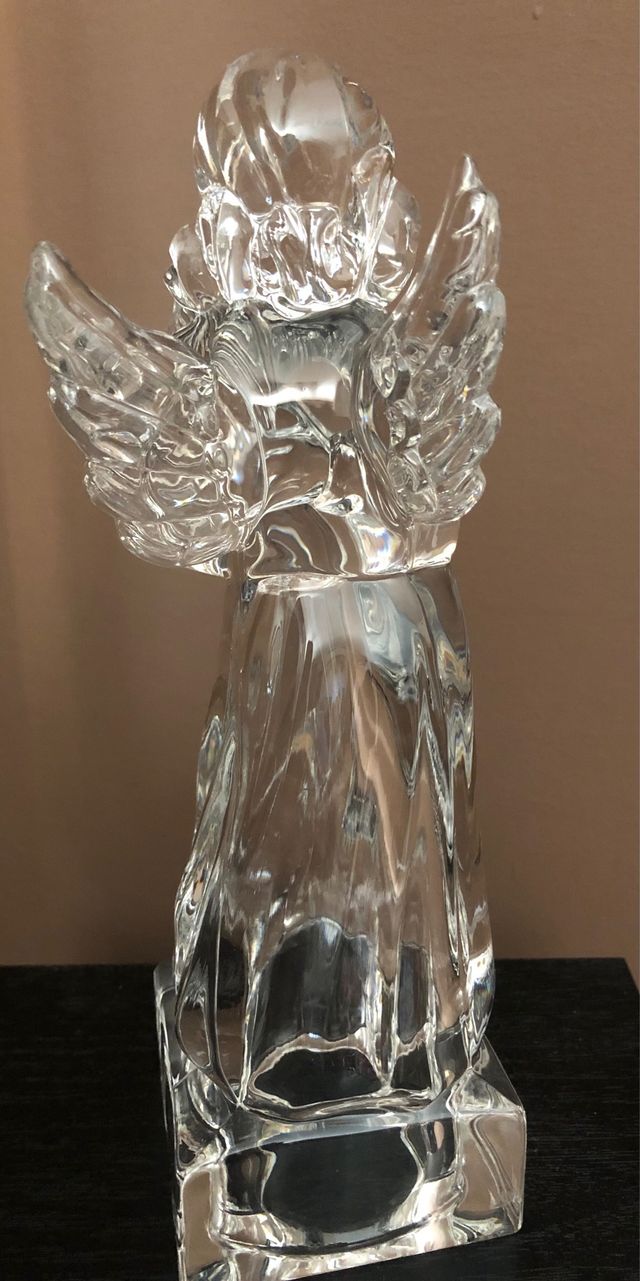Ángel con arpa de cristal MIKASA
