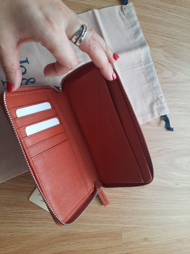 Cartera-monedero de pelo