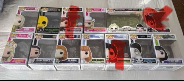 Cajas Funko vacías películas