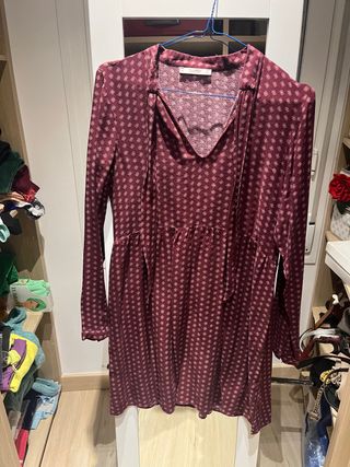 Vestido informal atado al cuello pull&bear