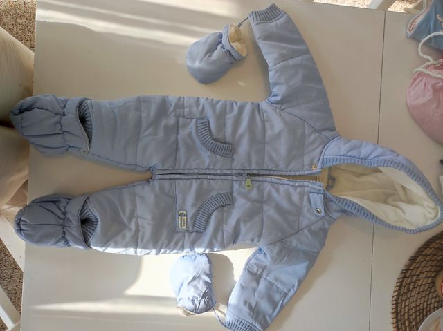 abrigo para bebe ver talla en foto