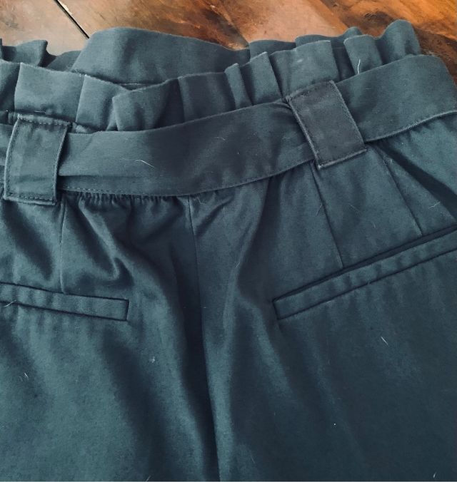 Short azul marino Zara
