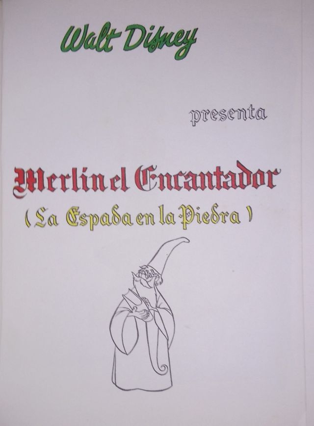 Antiguo Libro Películas de Walt Disney 1976