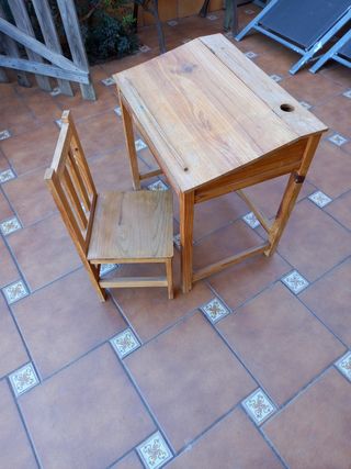 pupitre,escritorio infantil madera