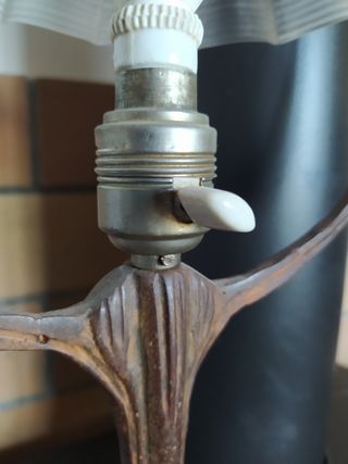 Lámpara vintage de Art Decó