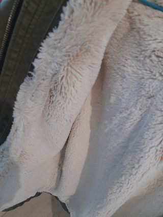 Parka verde forrada