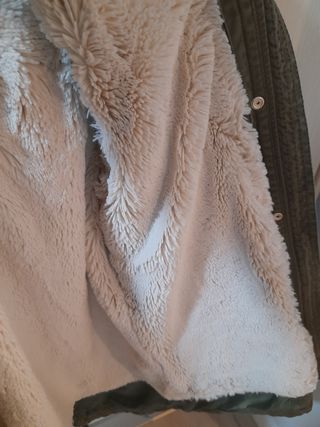 Parka verde forrada