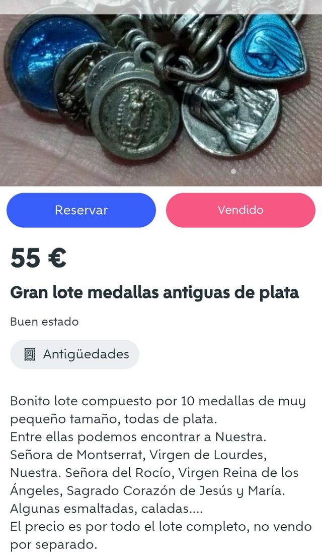 Medallas "plata"