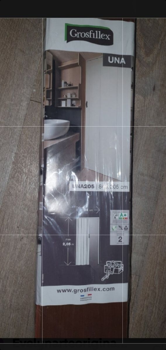 PUERTA DE ABANICO DE PVC MEDIDAS 85 CM 2,05 CM