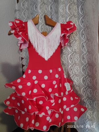 VESTIDO FLAMENCO NIÑA "NUEVO" Tallas 1-2-4
