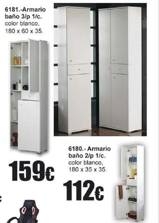 Armario de baño montado