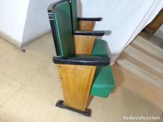 PAREJA DOS ANTIGUAS BUTACAS TEATRO AÑOS 60 VINTAGE