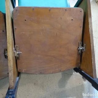 PAREJA DOS ANTIGUAS BUTACAS TEATRO AÑOS 60 VINTAGE