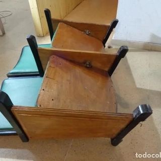 PAREJA DOS ANTIGUAS BUTACAS TEATRO AÑOS 60 VINTAGE