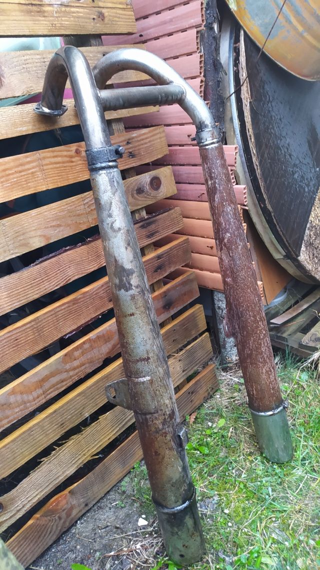 Marmitta con collettori del Benelli 250/2c