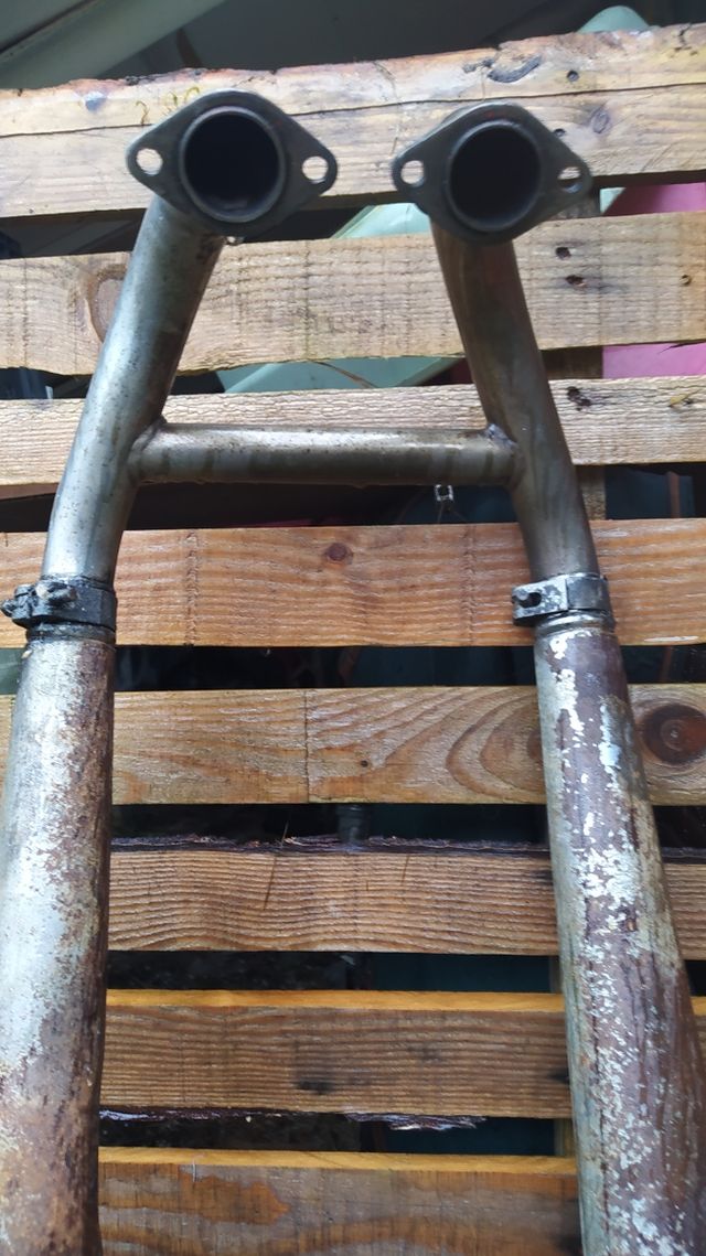 Marmitta con collettori del Benelli 250/2c