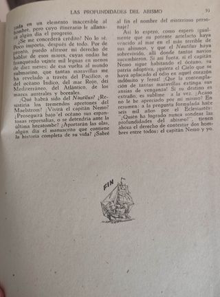 "LAS PROFUNDIDADES DEL ABISMO" JULIO VERNE