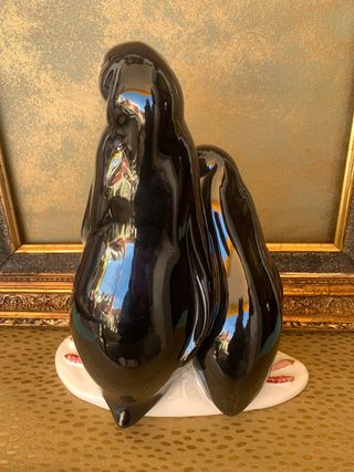 PAREJA DE PINGÜINOS. MANISES. 