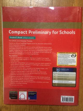 COMPACT PRELIMINARY FOR SCHOOLS Student's Book B1