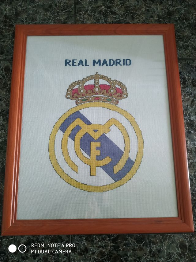 cuadro escudo Real Madrid