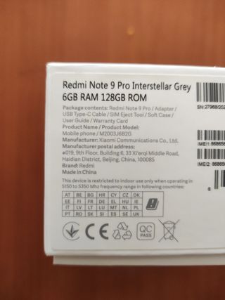 Xiaomi Redmi Note 9 Pro