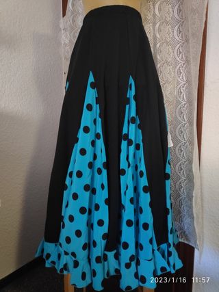 FALDA FLAMENCO NIÑA "NUEVA" 14 años XS