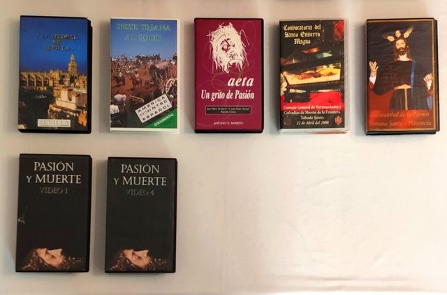 VHS SEMANA SANTA Y ROCÍO ANTIGUOS