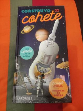 Libro juego CONSTRUYO UN COHETE + MAQUETA NUEVO