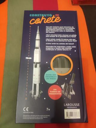 Libro juego CONSTRUYO UN COHETE + MAQUETA NUEVO
