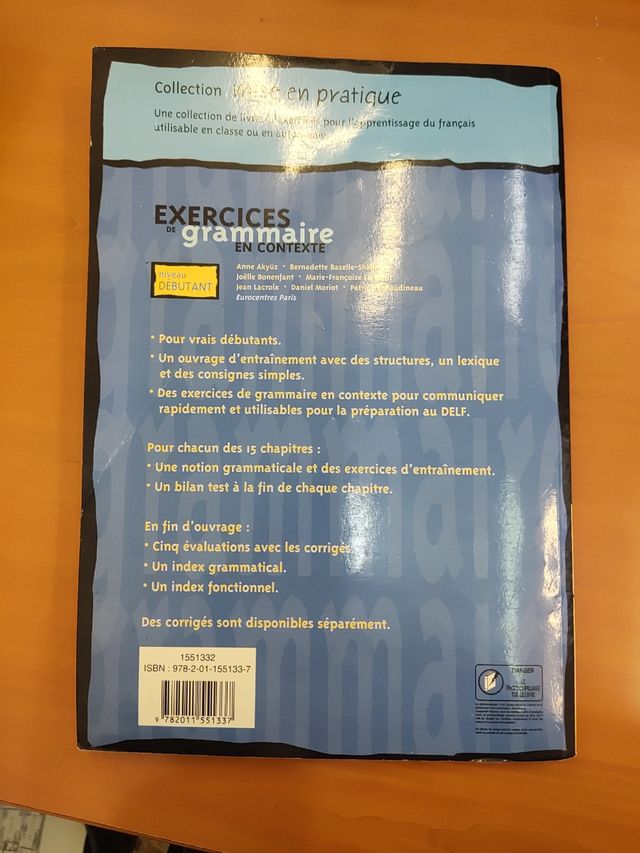exercices de grammaire en contexte