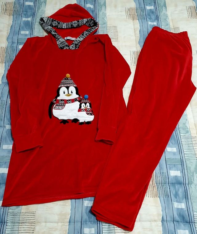 Pijama mujer, terciopelo nuevo, talla M