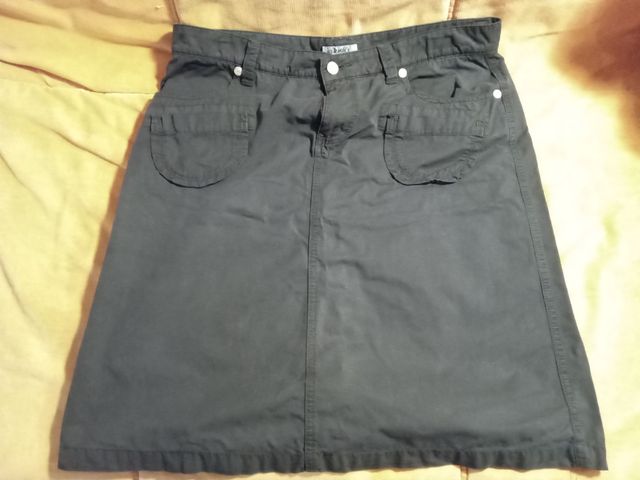 Gonna in cotone nera Dack's taglia 46