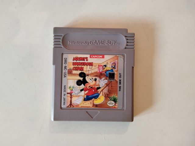 Mickey Mouse Dangerous Chase, game boy