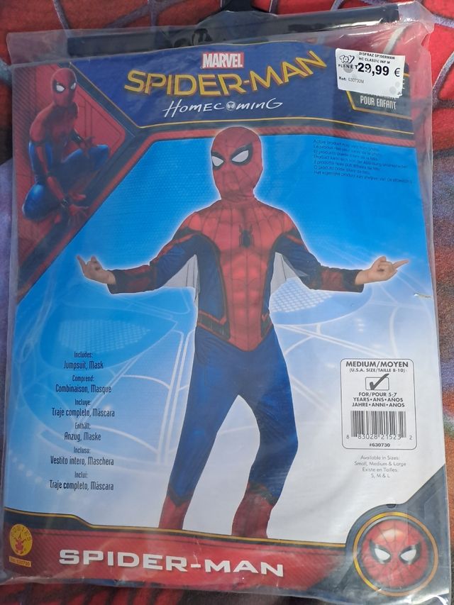 Se vende disfraz de Spiderman