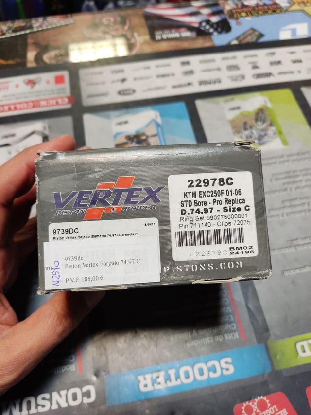 Piston forjado Vertex KTM EXC 250 F 01/06