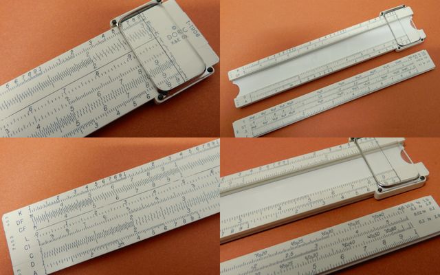 REGOLA DI CALCOLO K&E DORIC 4161-1 CUSTODIA E MANUALE