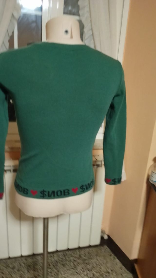 Maglione verde monella vagabonda