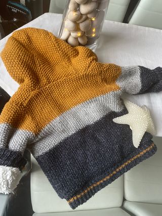 Chaqueta pelo interior punto